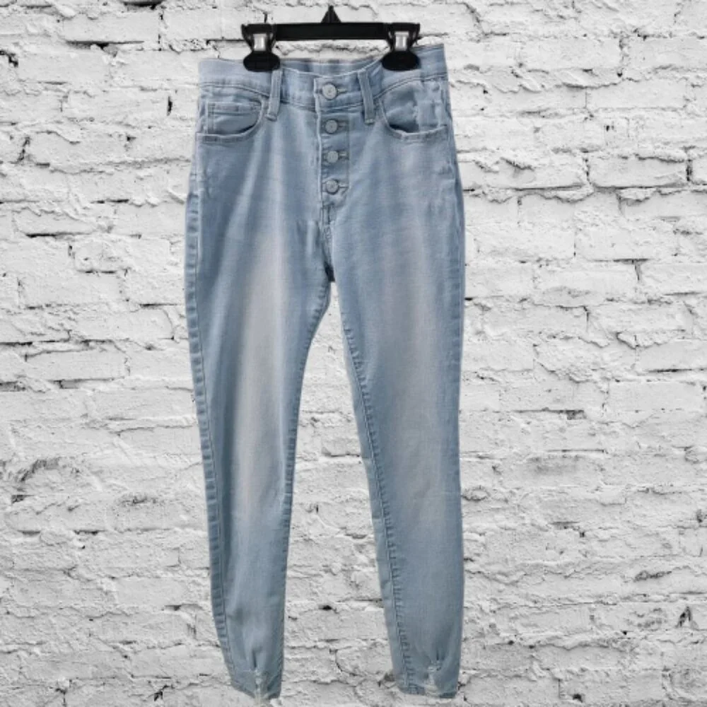 Old Navy Girls Rockstar Jeggings Super Skinny Light Wash Size 12